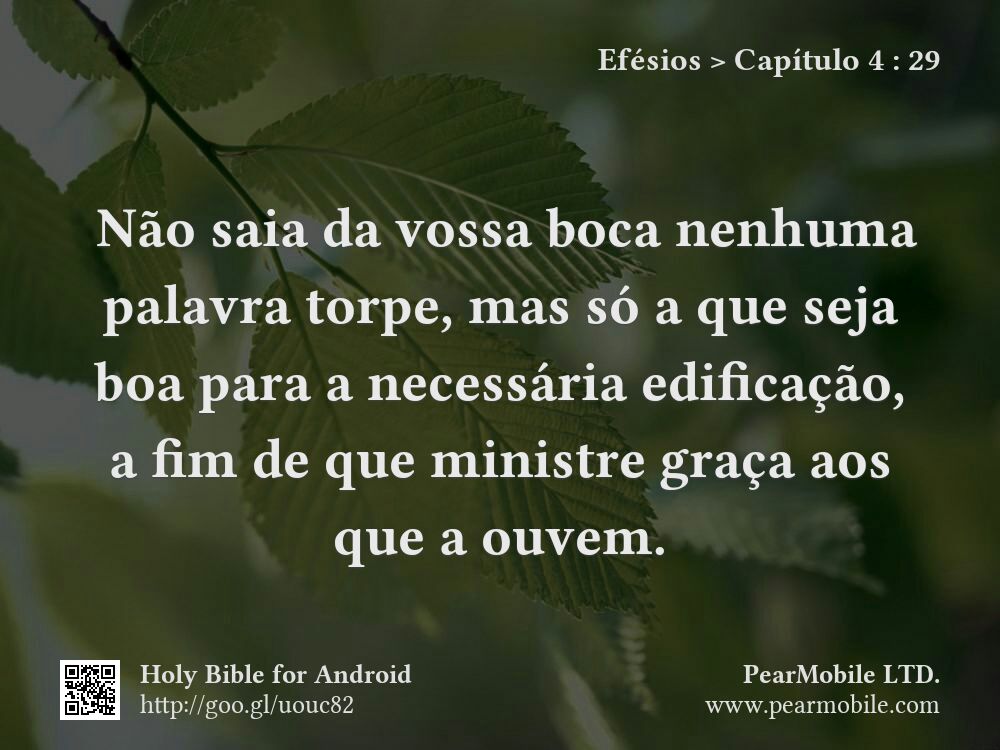 Efésios, Capítulo 4:29